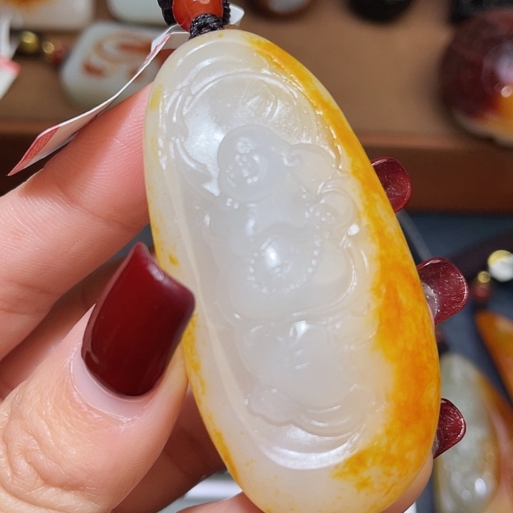 和田玉未镶嵌颈饰X7 