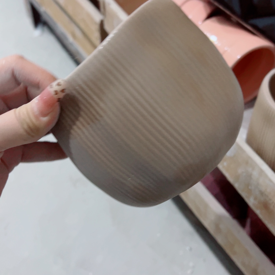 有孔，陶瓷花盆满10米包邮发货