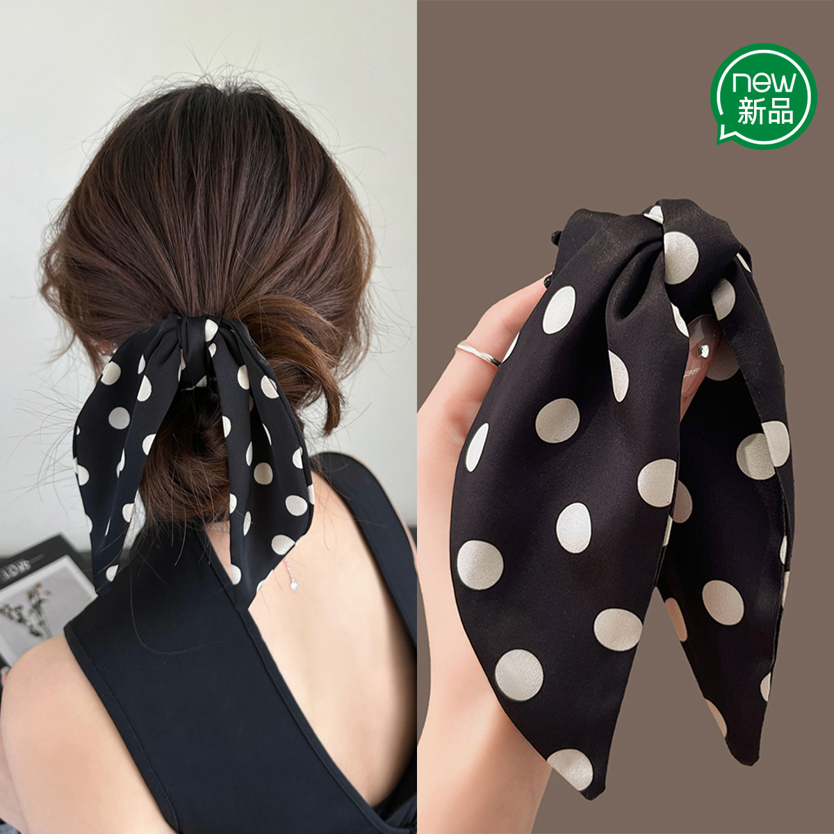 CHIMERA/奇美拉发夹雪纺发饰法式原创设计超仙休闲风复古头饰