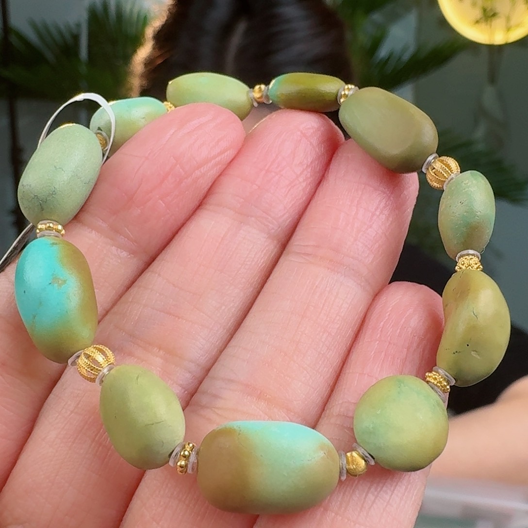 绿松石珠宝奇石未镶嵌