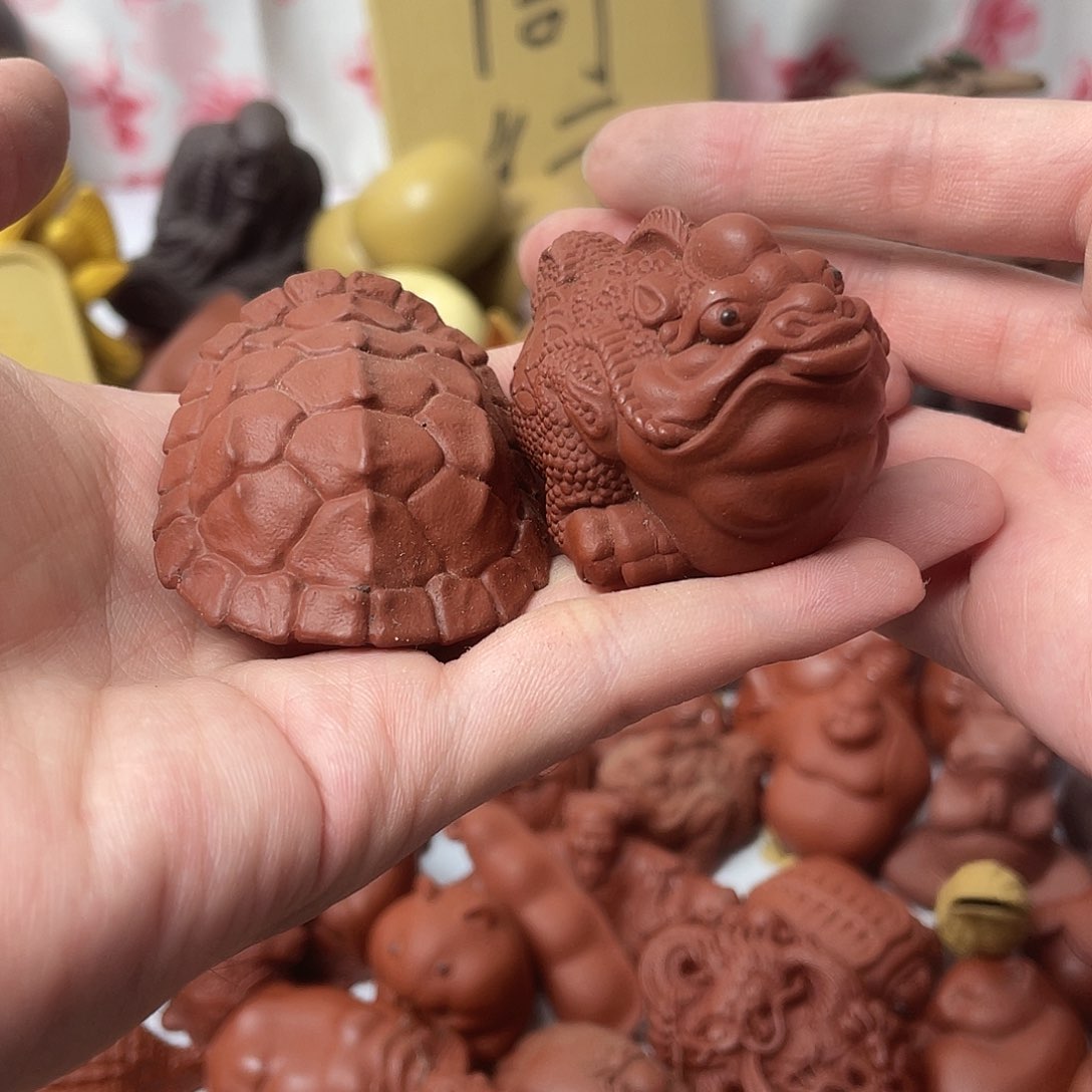 紫砂茶宠紫砂瑕疵