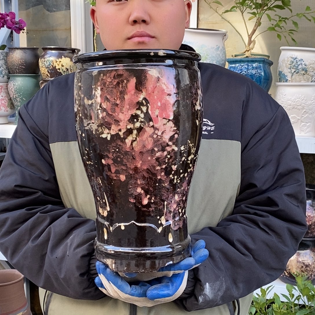 花盆紫砂口20高32福利