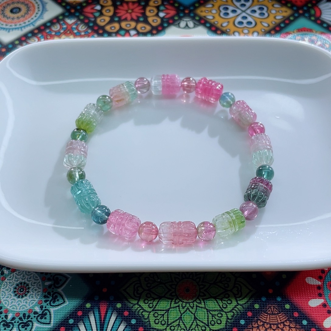 碧玺手链未镶嵌碧玺手链