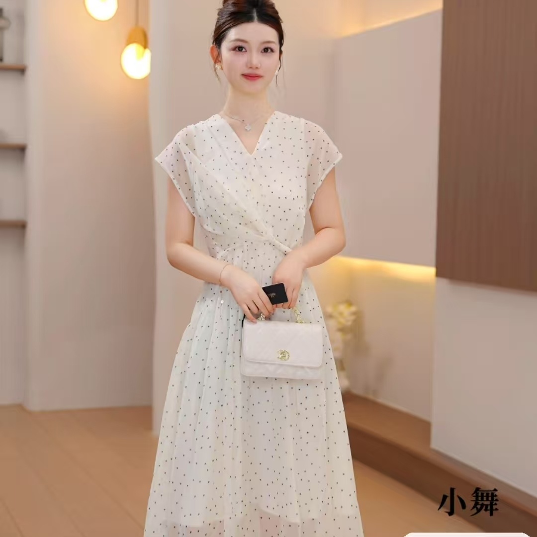 法式新款高级感气质显瘦连衣裙夏小众设计收腰短裙子女Y0210