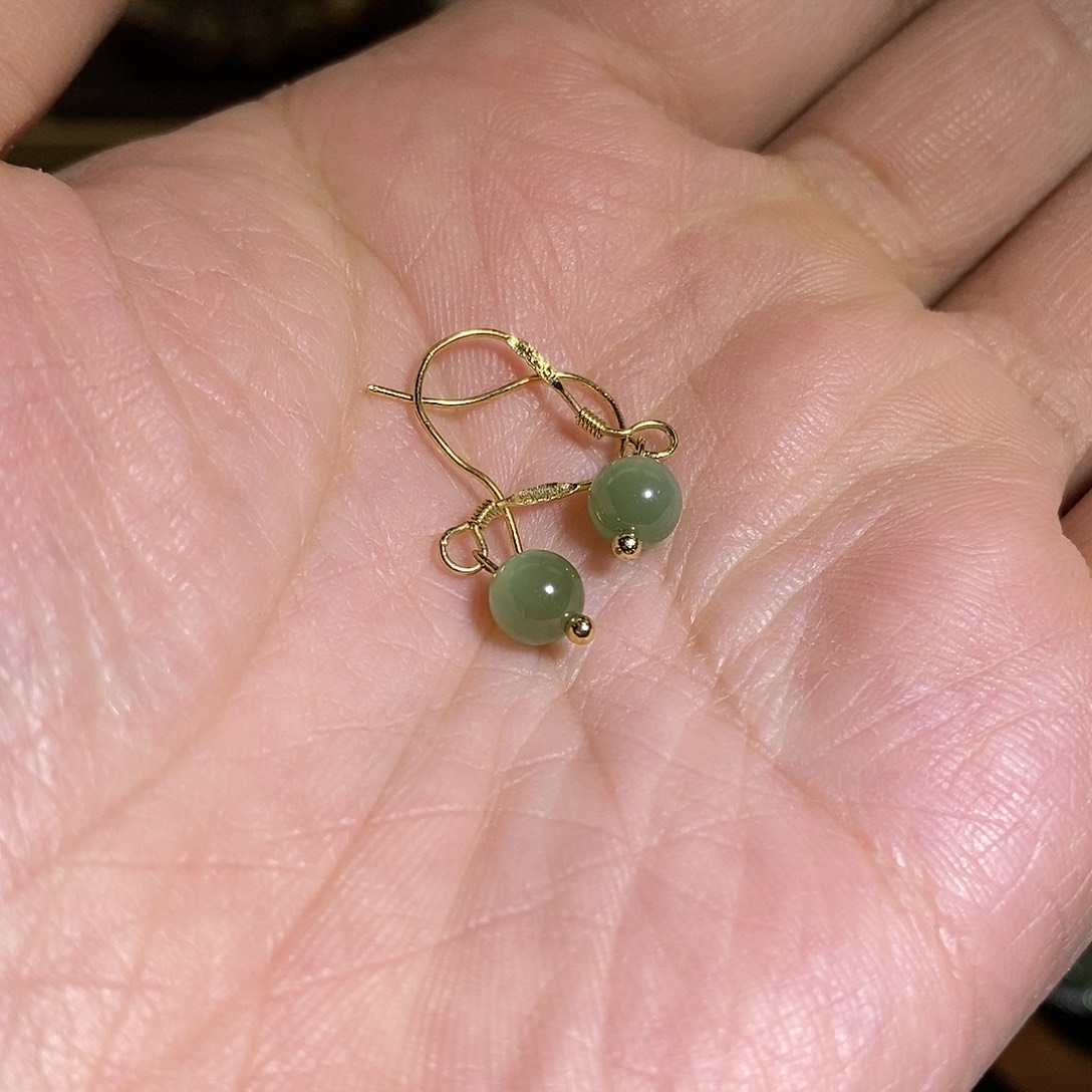 【闪购商品】未镶嵌和田玉耳饰