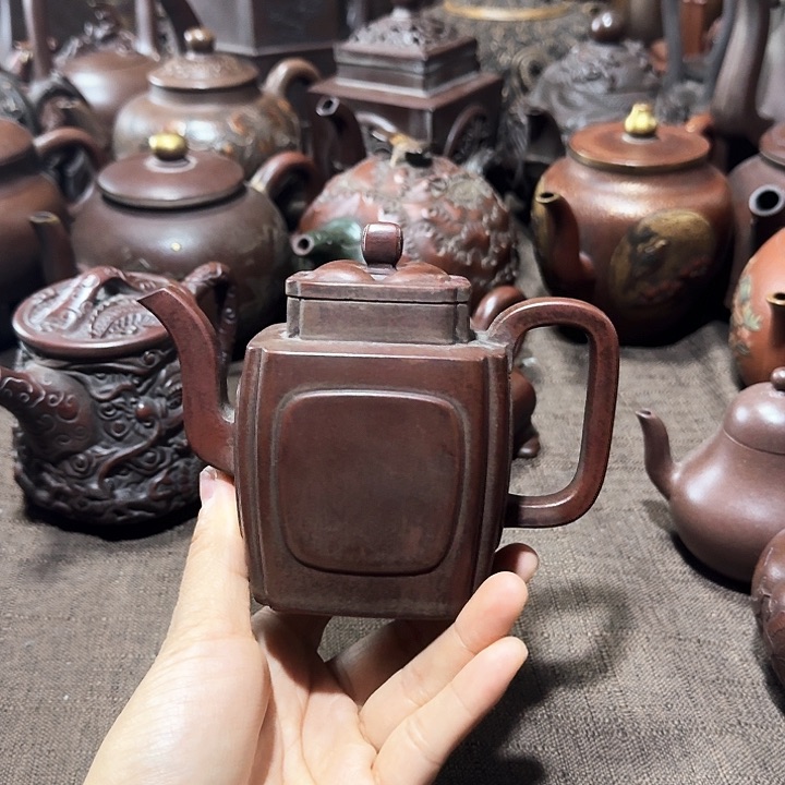 泥塑竹***?紫砂壶茶具壶