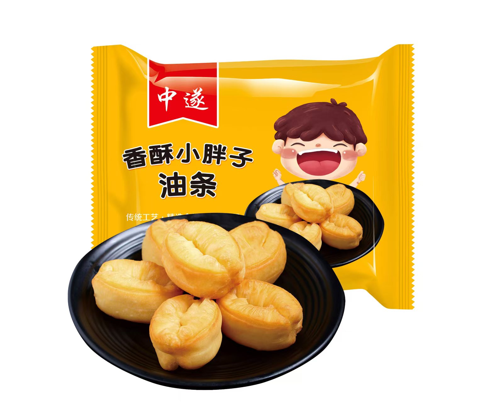 中遂香酥小胖子油条500g（20-22个装）无铝无矾金黄酥脆速食早餐