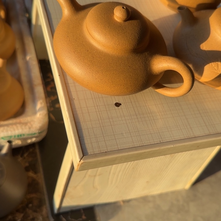 紫砂茶壶无**烦黄金段合欢