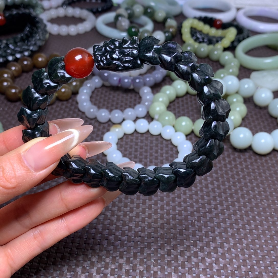 未镶嵌手串和田玉卡16