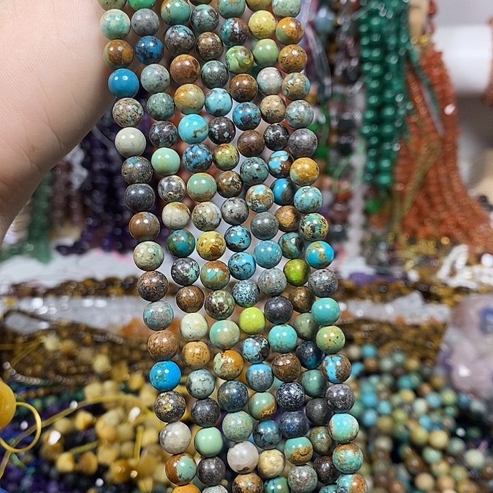 玛瑙/玉髓未镶嵌珠宝半成品天然湖小北卡6mm一条