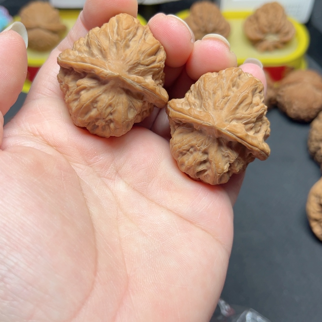 文玩核桃一物一拍37尺门头沟元宝全品