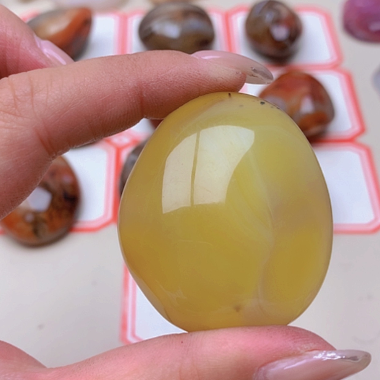 【闪购商品】未镶嵌玛瑙/玉髓珠宝半成品L*