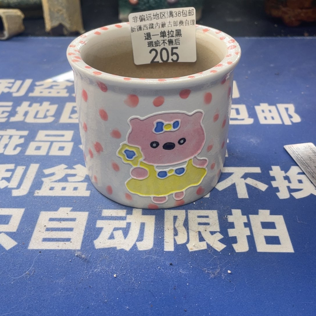 微瑕陶艺多肉花盆205