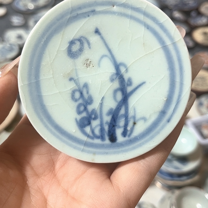 瓷片瓷片茶托喝茶非常不错