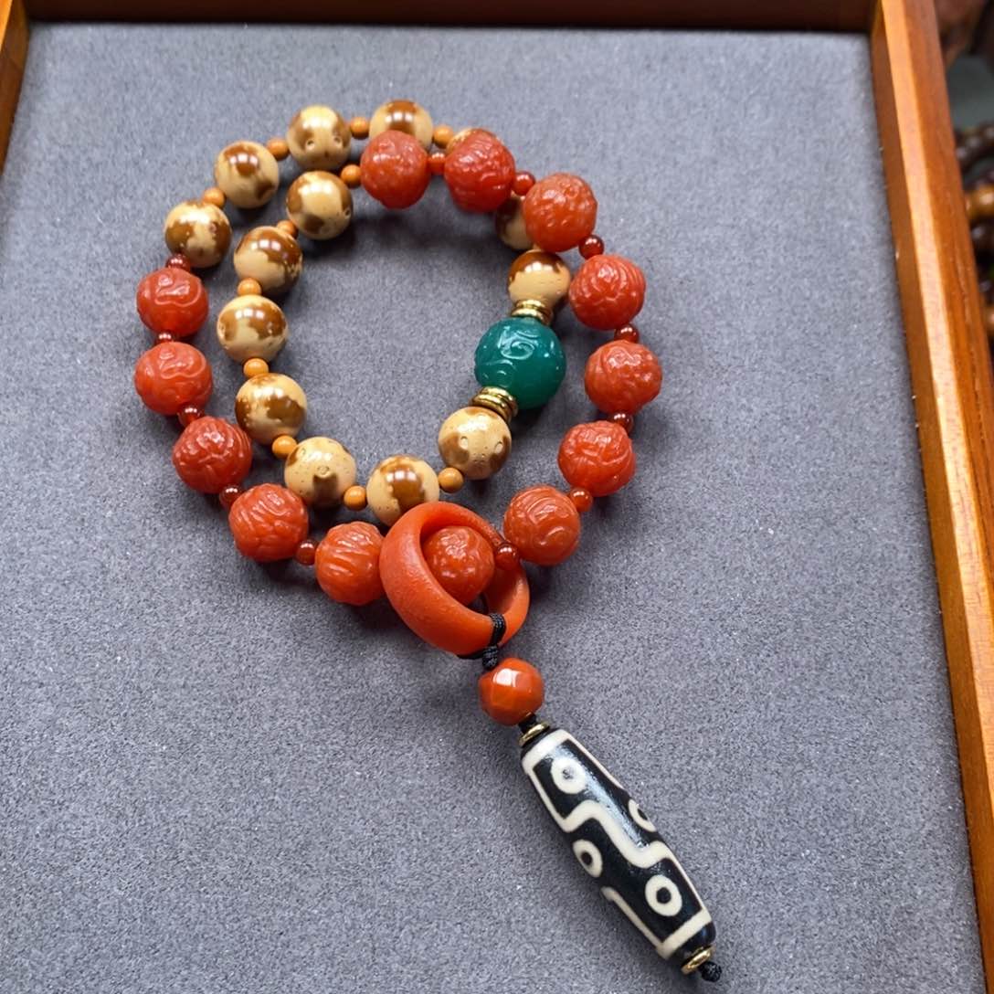 菩提把件未镶嵌紫金鼠