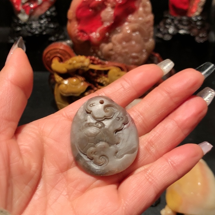 昌化石伤***洋大师作品漂亮