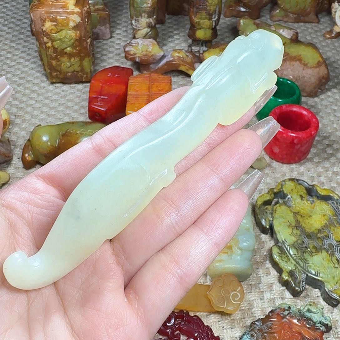 白玉菩提吊坠挂件