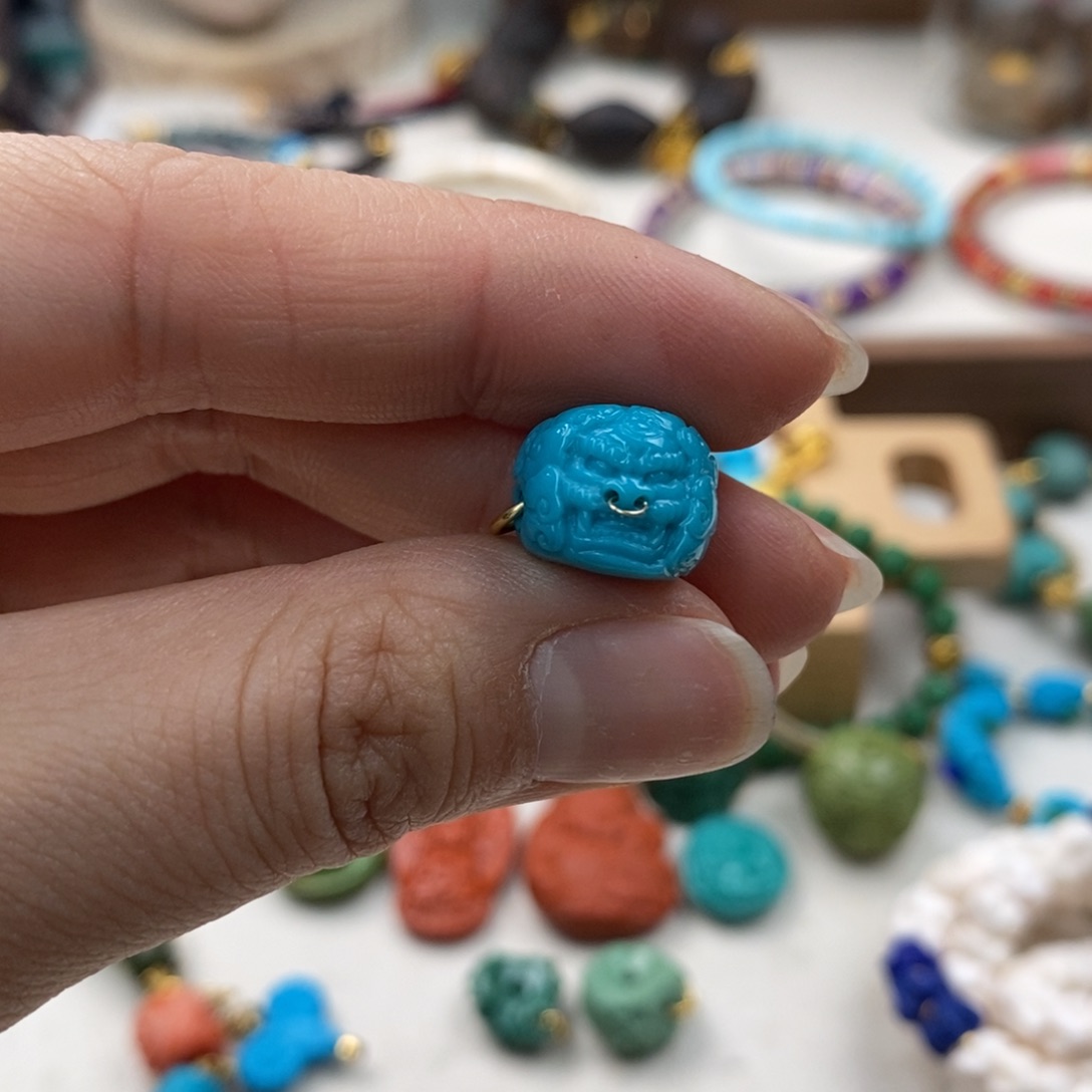 绿松石未镶嵌配饰