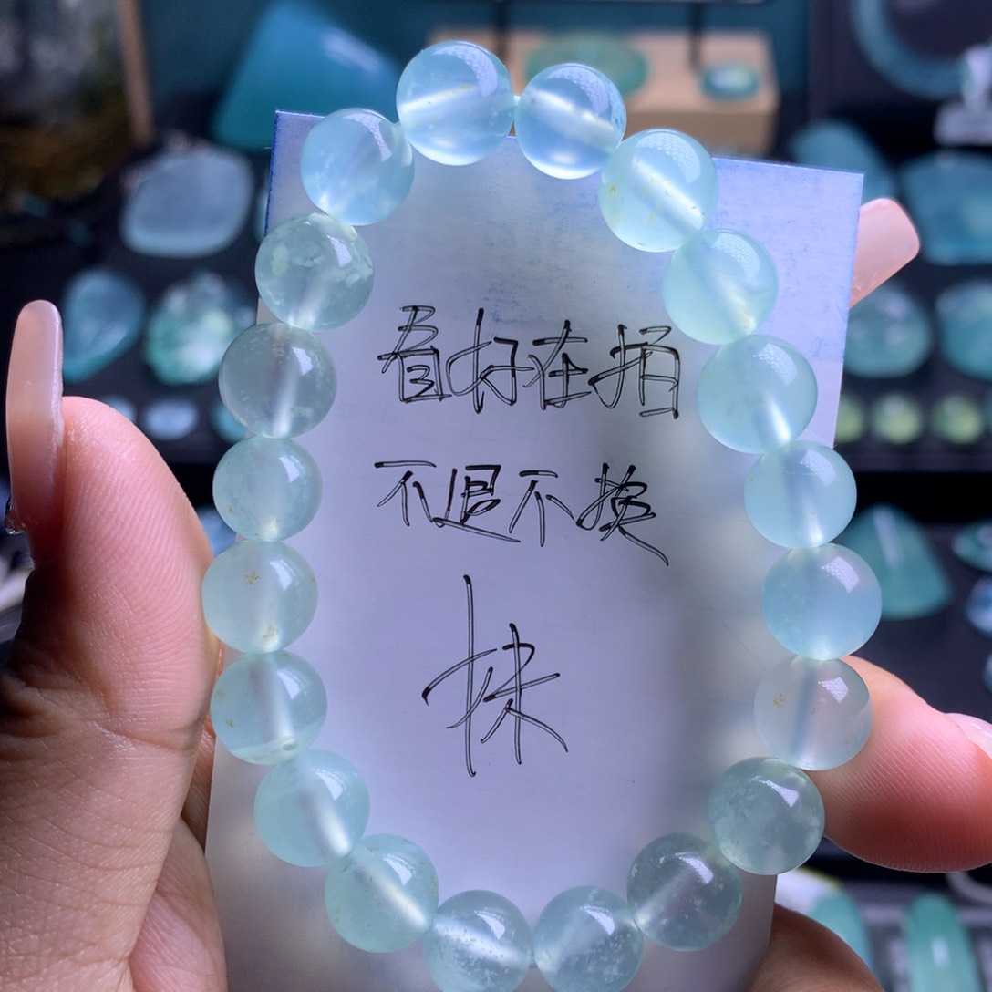 蛇纹石玉手串未镶嵌