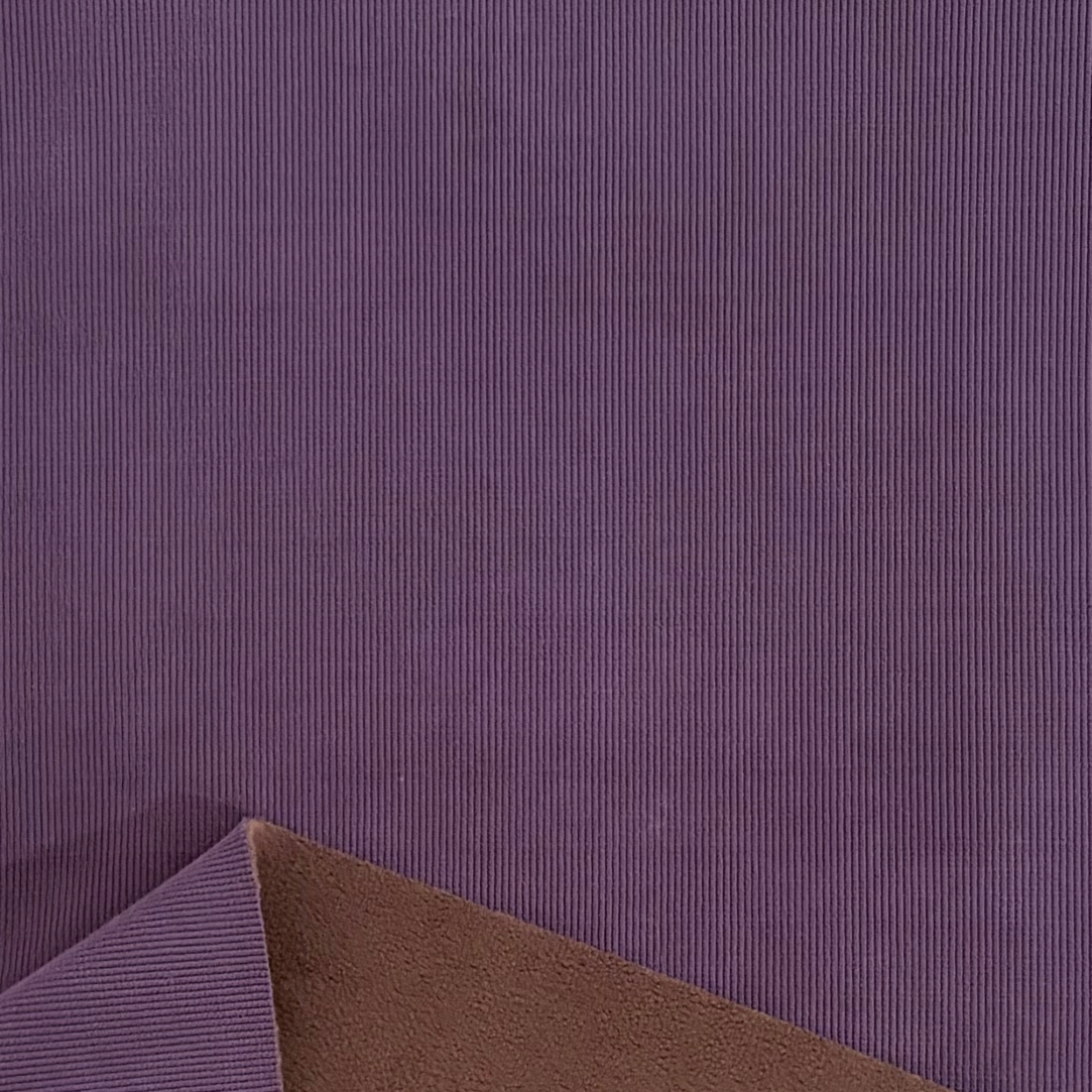 紫色雪尼尔加绒面料两米