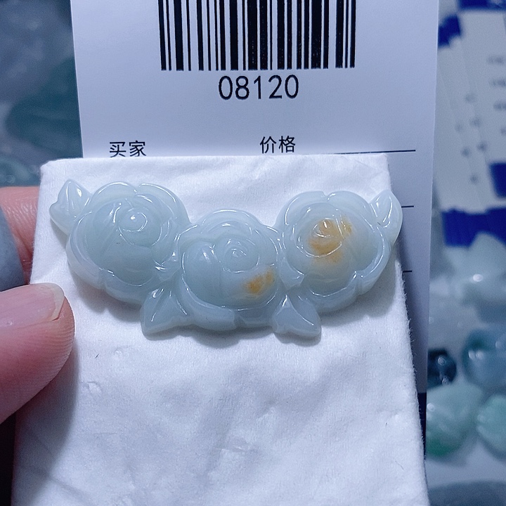 翡翠未镶嵌颈饰天光墟翡翠市场现金代购