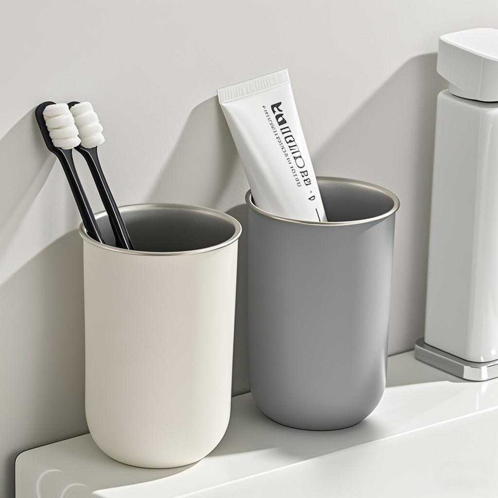 304不锈钢刷牙杯漱口杯情侣牙刷杯儿童洗漱杯家用高颜值牙缸具杯