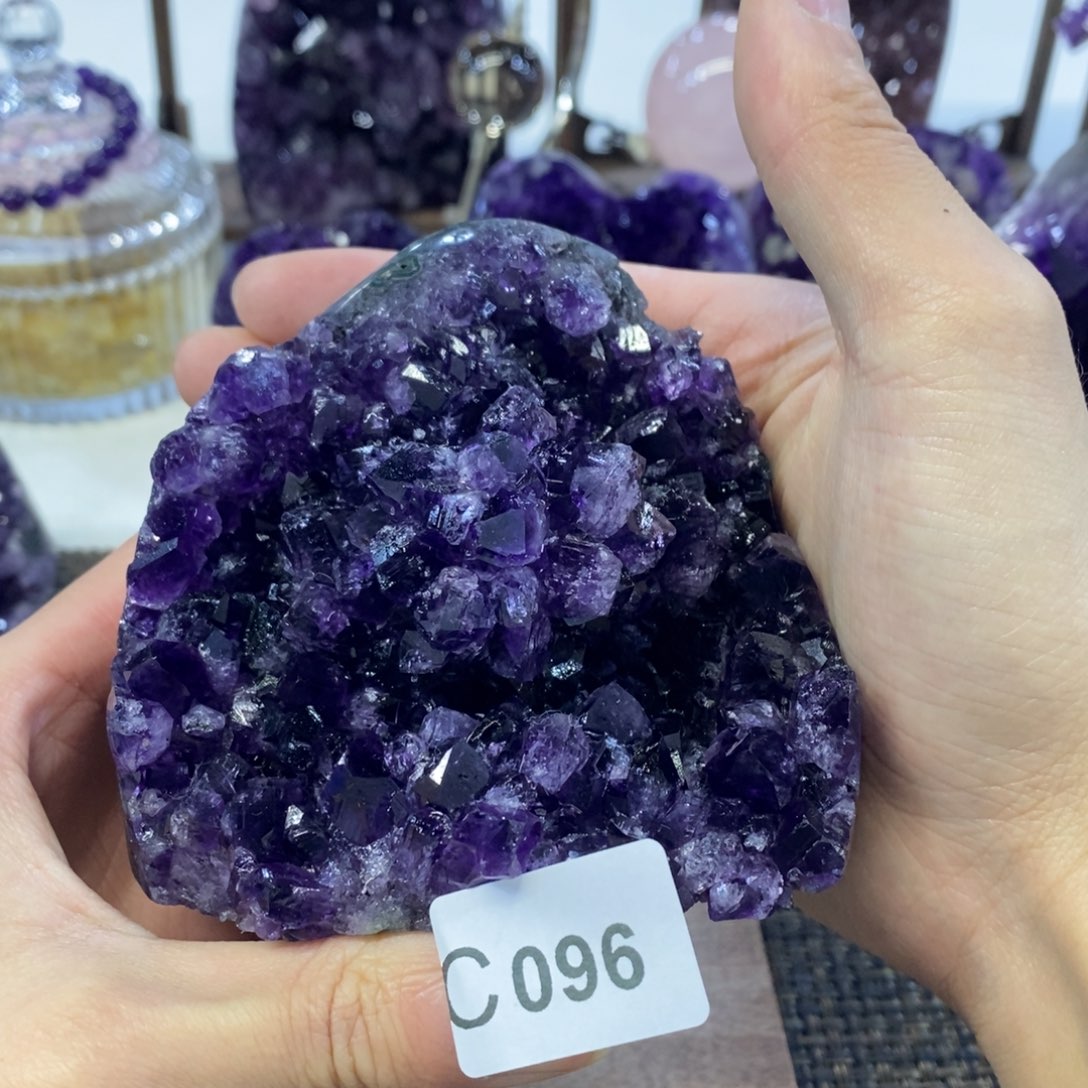 紫晶摆件摆件未镶嵌