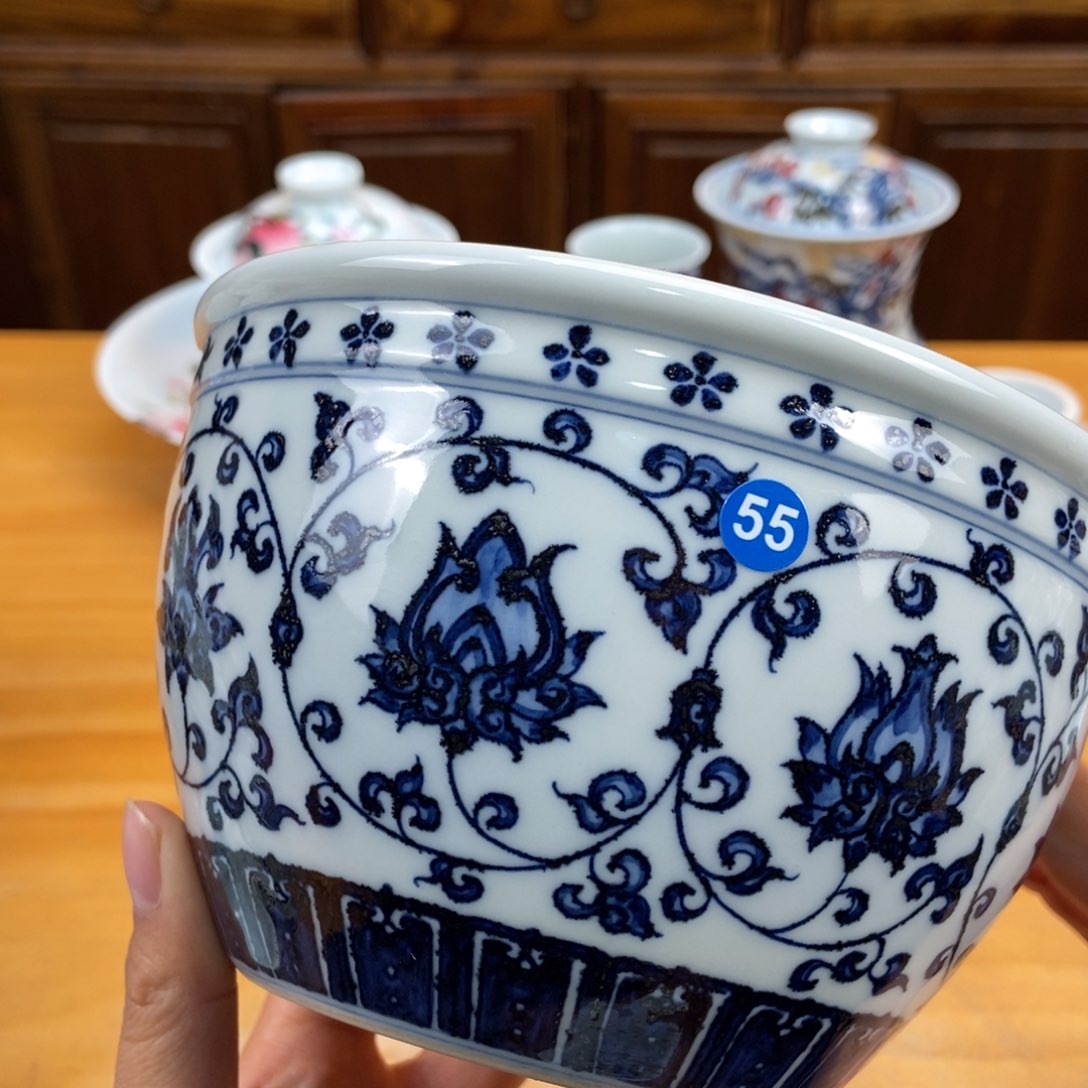 手绘现代茶具非古董