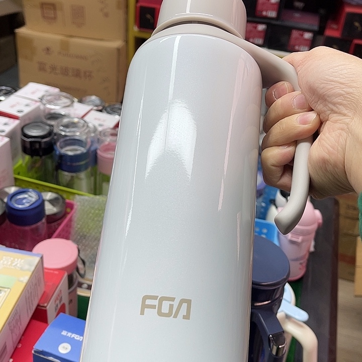 茶隔款玻璃富光家用暖水壶1.5升