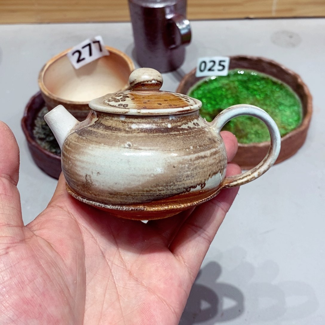 柴烧茶具陶瓷杯子