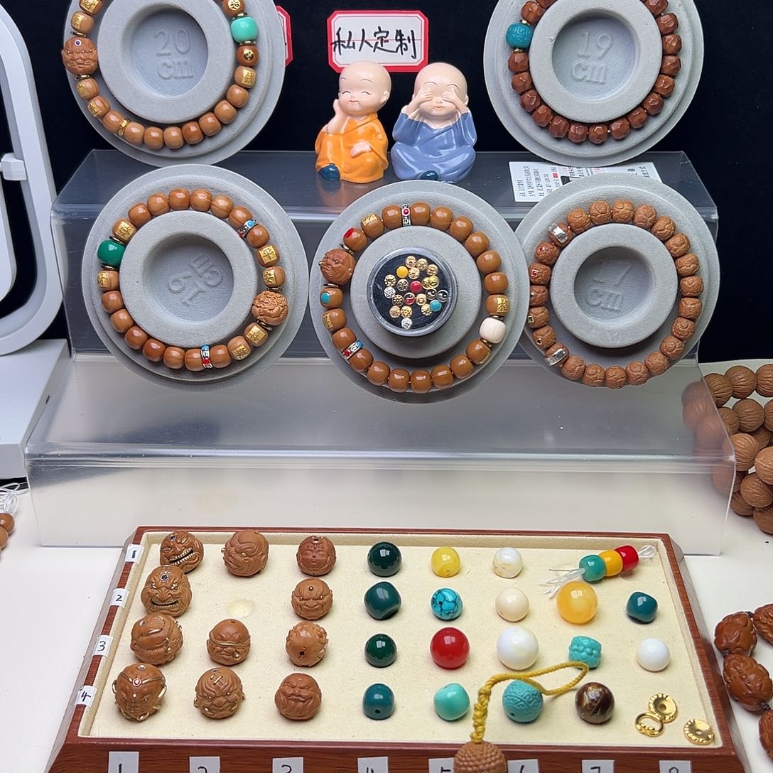 猴头核桃手串猴头配饰，不予退换