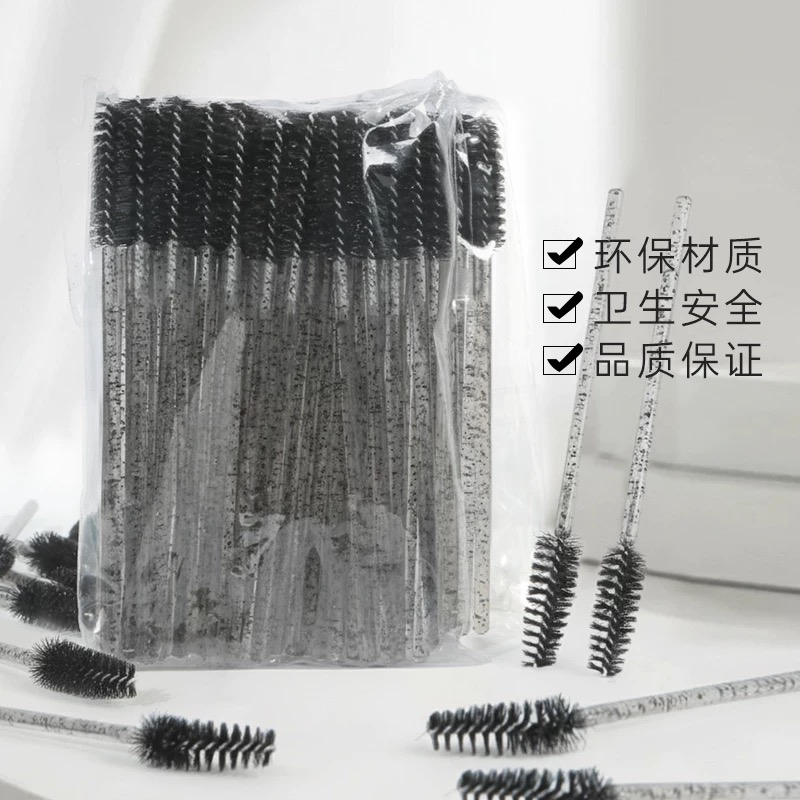 一次性睫毛刷彩色螺旋杆睫毛刷便携式美睫小梳子新手专用睫眉两用