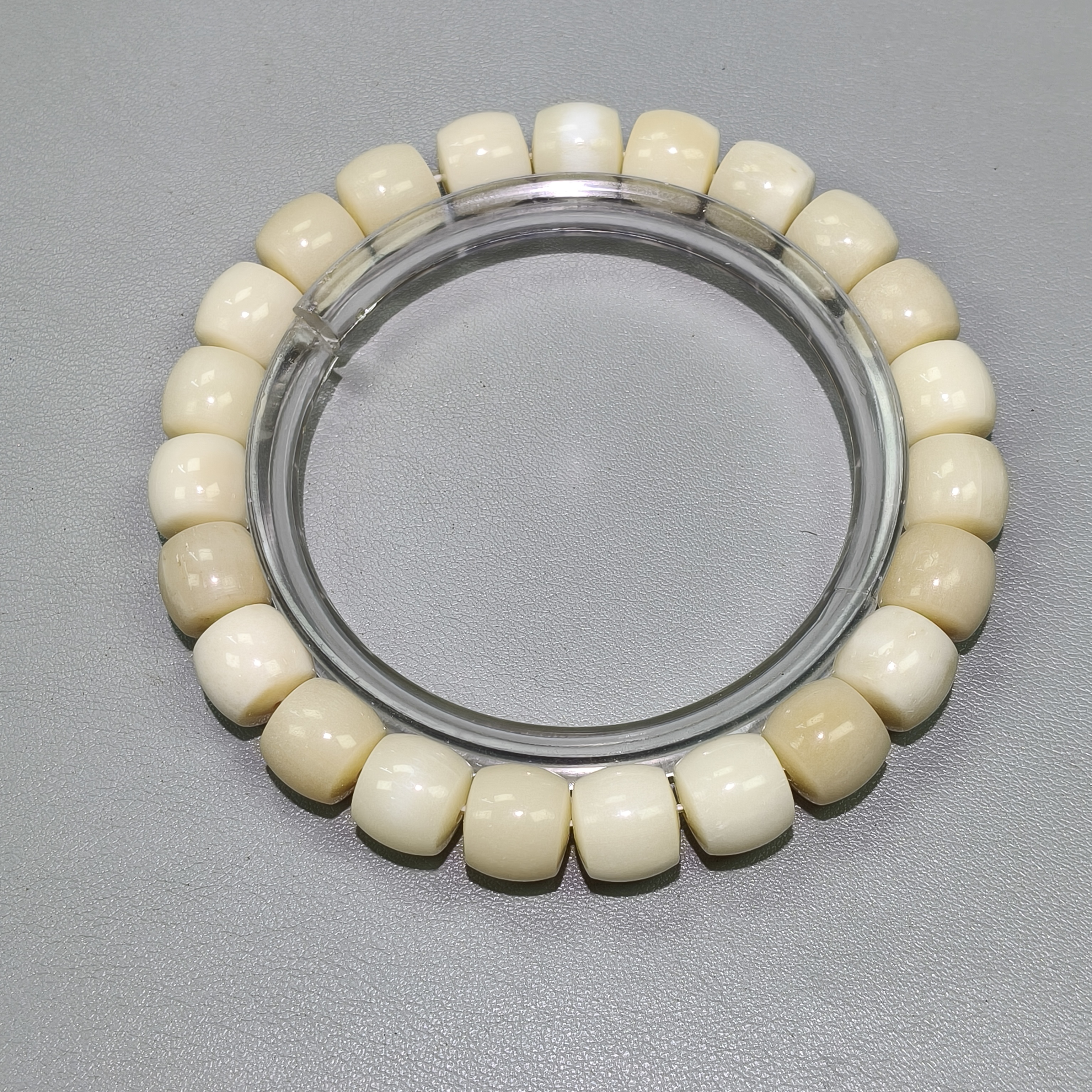 M171 高润驼骨卡1.0老型珠单圈手串