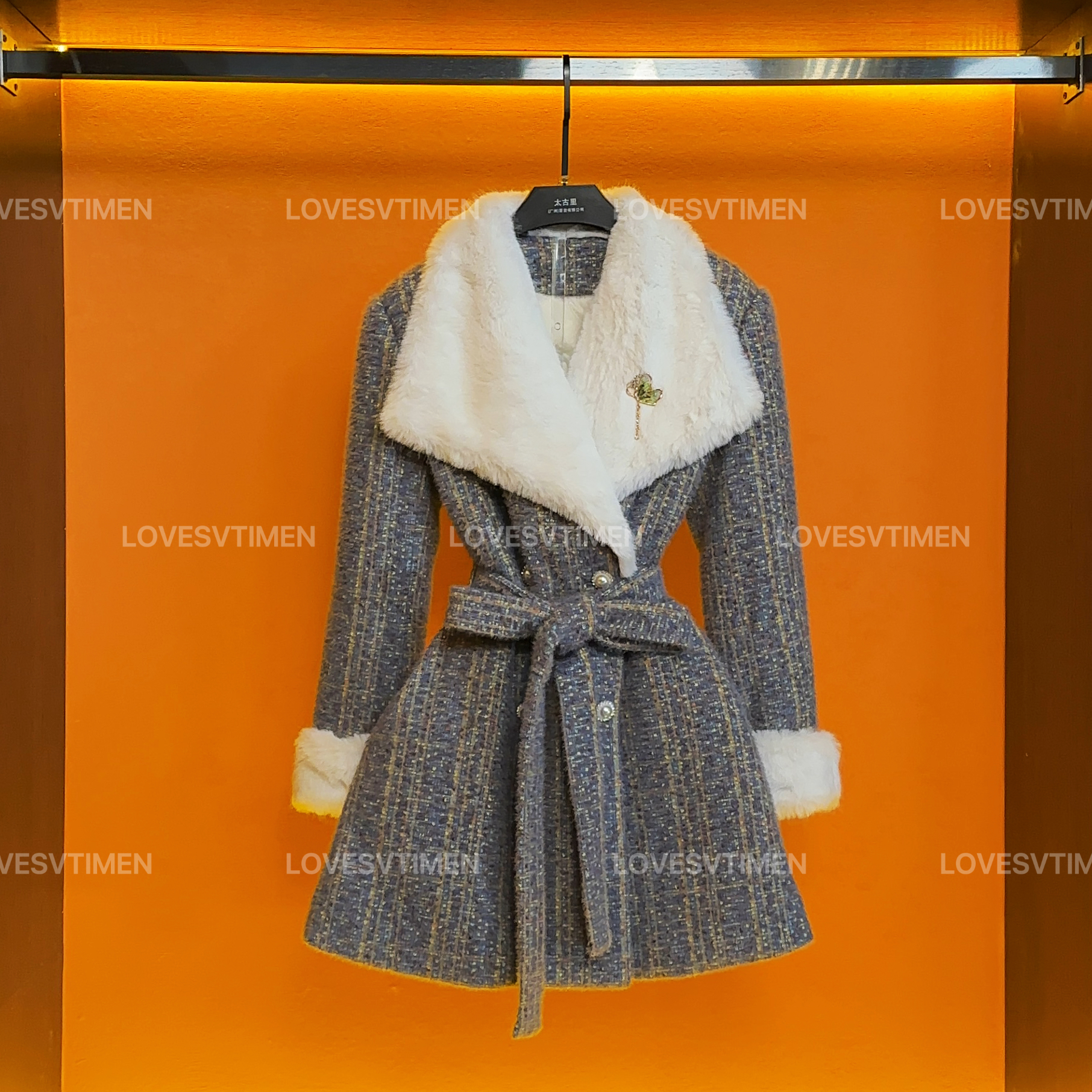 【宠粉价】冬季新款白鸭绒羽绒服设计师轻奢气质CO-532