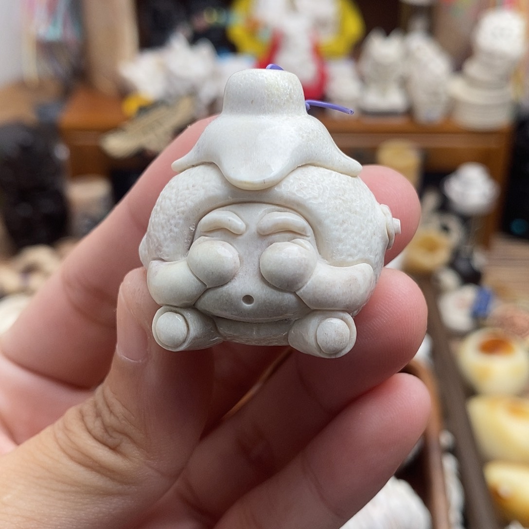 鹿骨把件c22鹿角小新不看