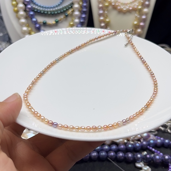 颈饰未镶嵌淡水珍珠