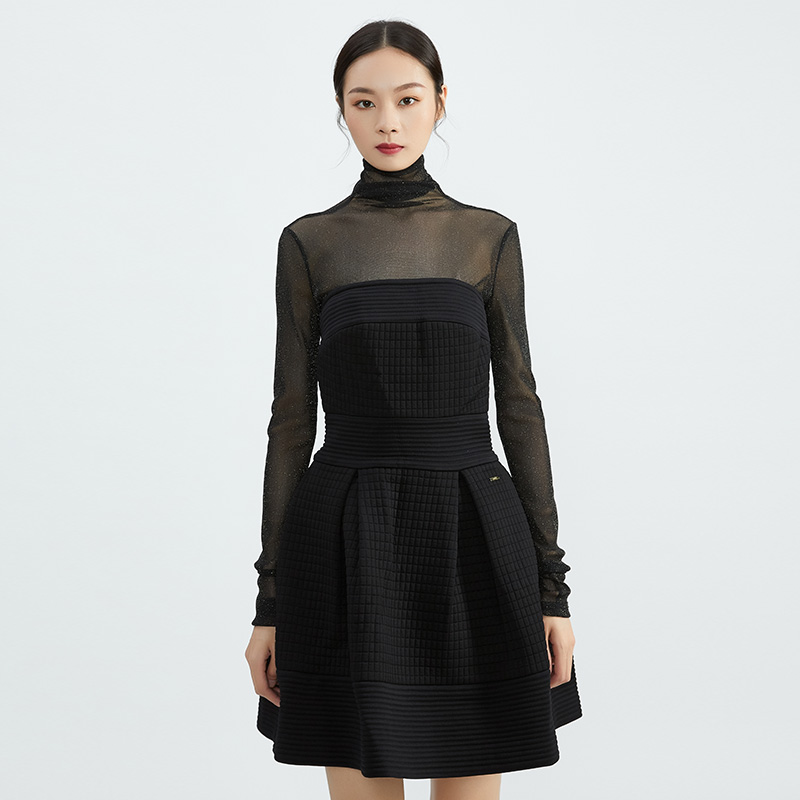 【二折商品，不退不换】阿玛施丽米儿limil 抹胸收腰短裙9001-500081