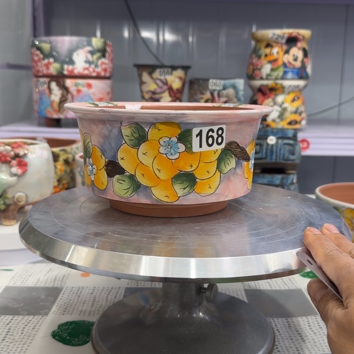 红陶内口径17左右