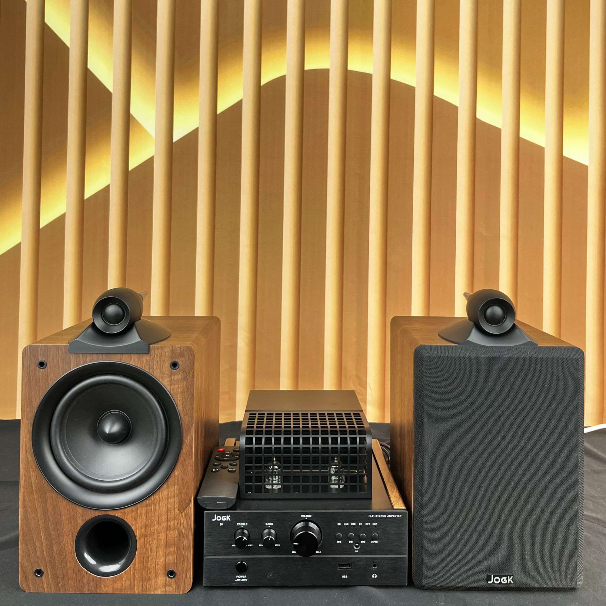 JOGKA1家用HIFI音响组合套装鹦鹉螺音响子弹头高端 发烧音箱