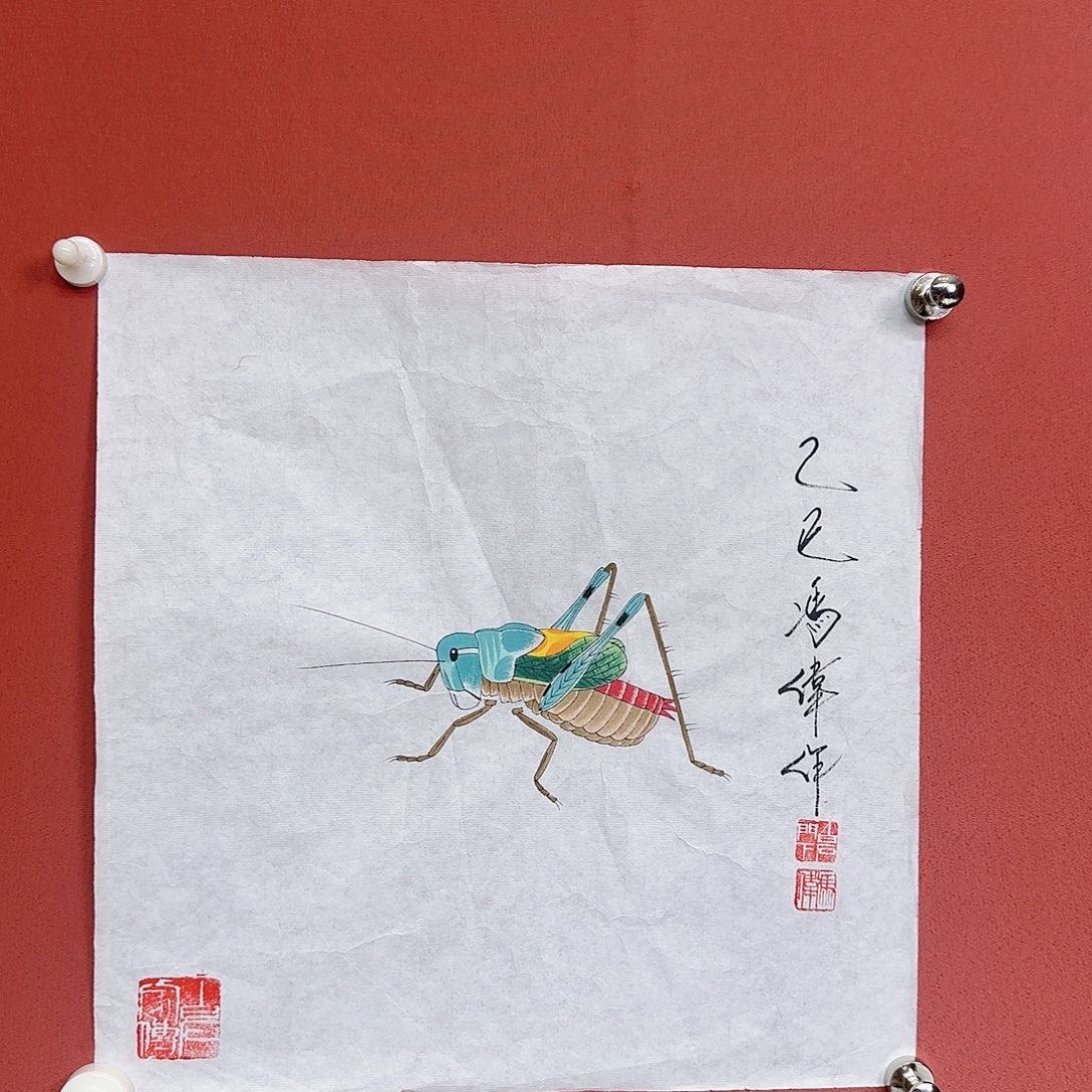 国画冯伟老师手绘作品 