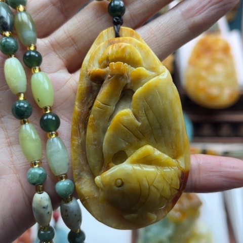 岫玉挂件未镶嵌挂件