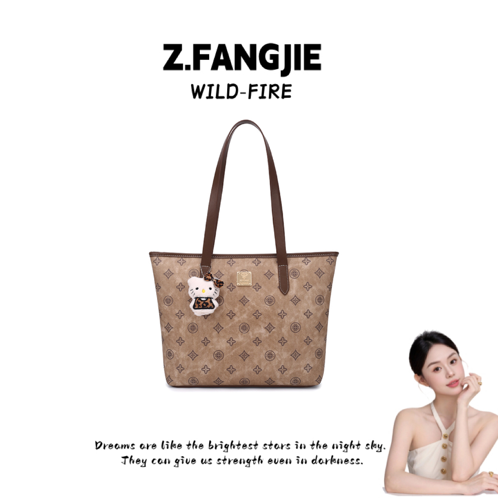 【 阿芳专属】BOKKUROEH时尚棕色单肩包轻奢经典简约拉链女包