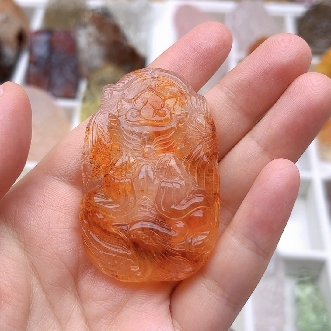 水晶吊坠(不含链)未镶嵌
