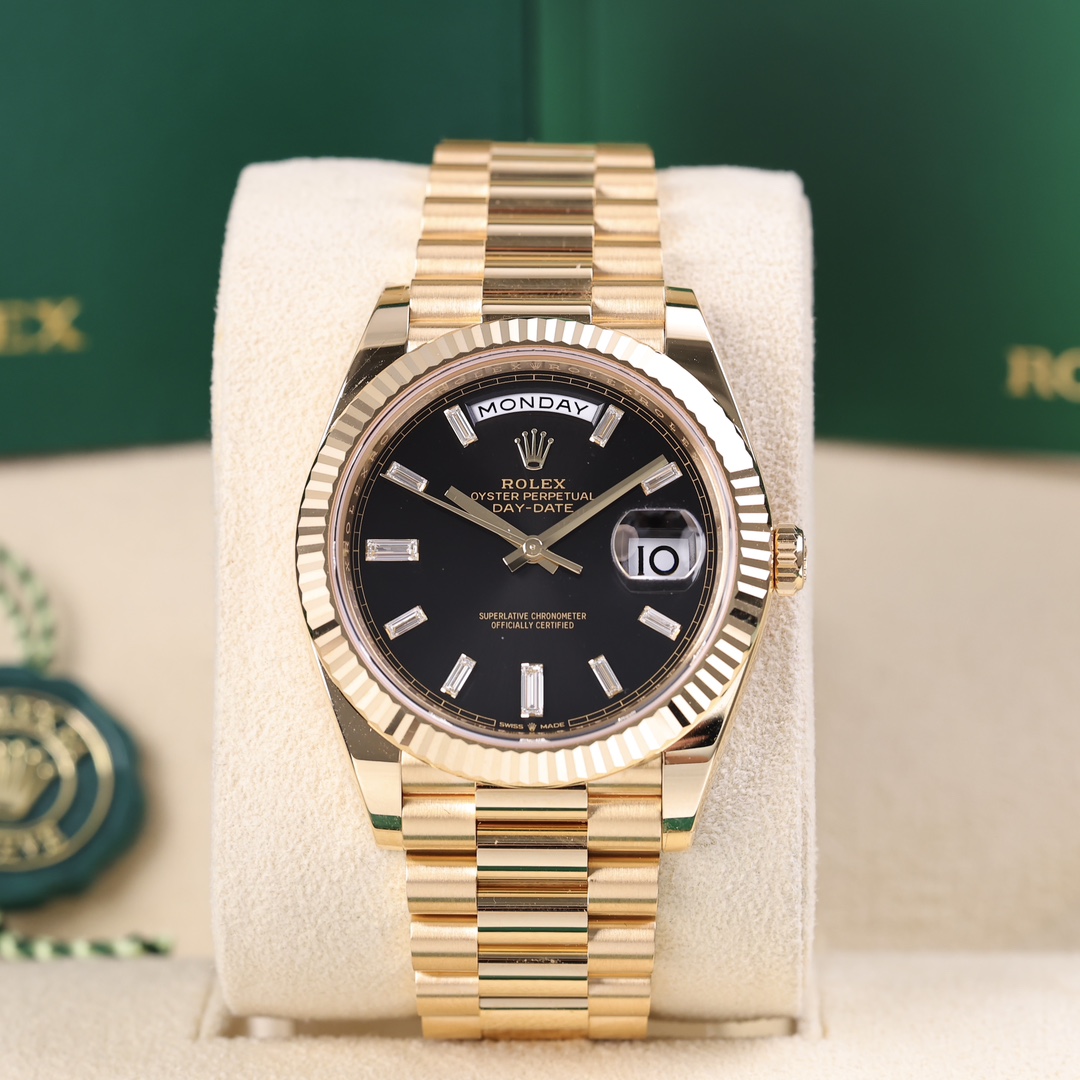 99新  99新 Rolex/劳力士 星期日历系列228238 18K黄金 2025年2月