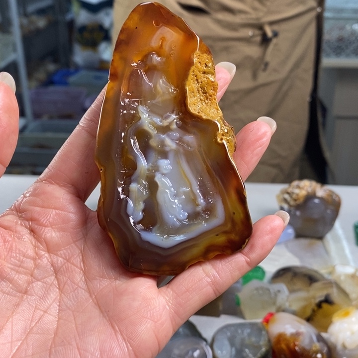 玛瑙/玉髓吊坠(不含链)未镶嵌