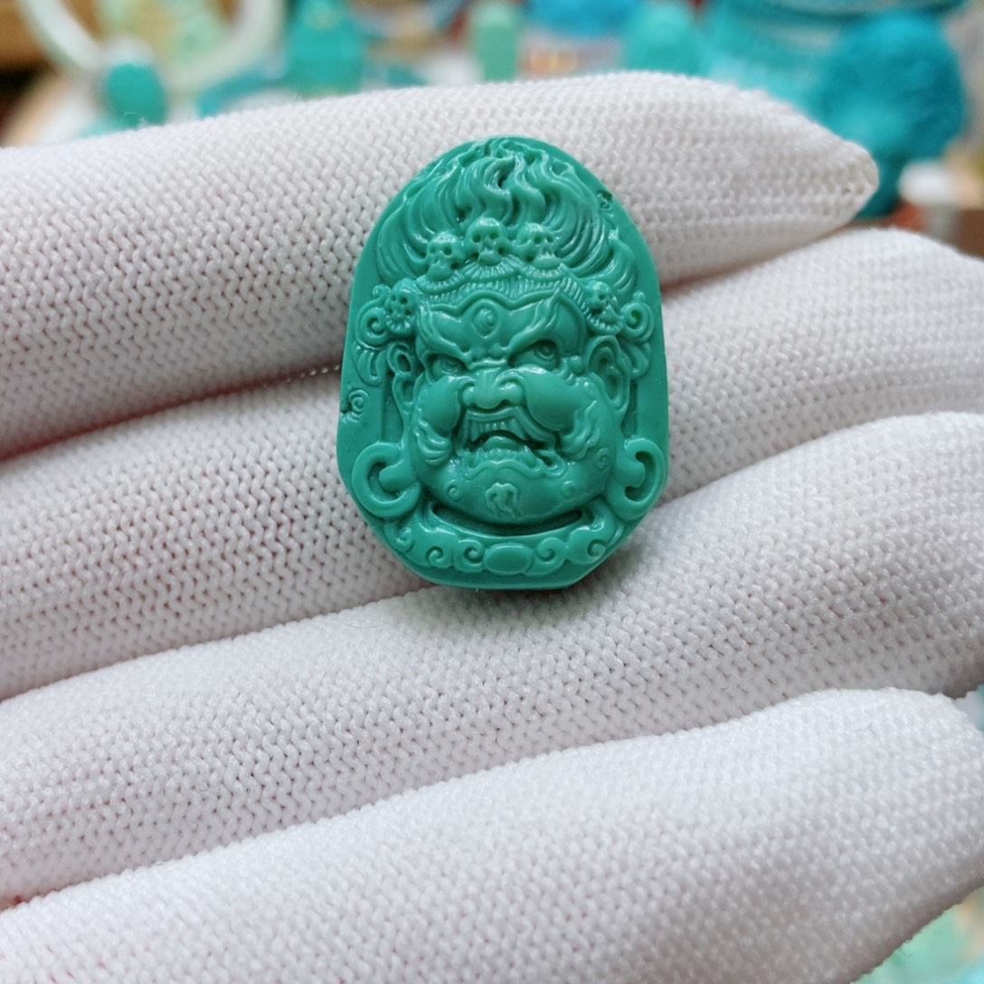 绿松石未镶嵌大黑天