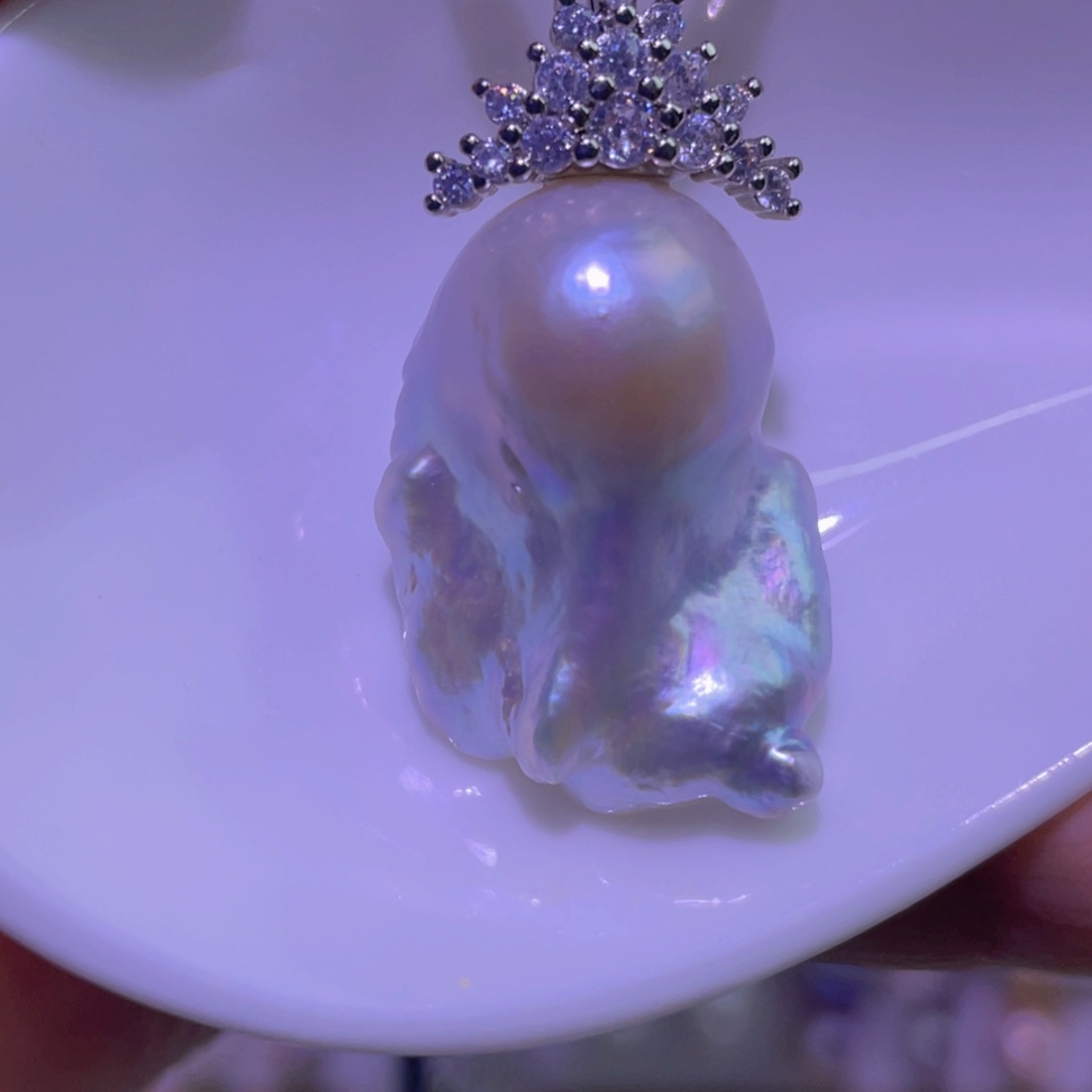 未镶嵌淡水珍珠天然淡水珍珠吊坠