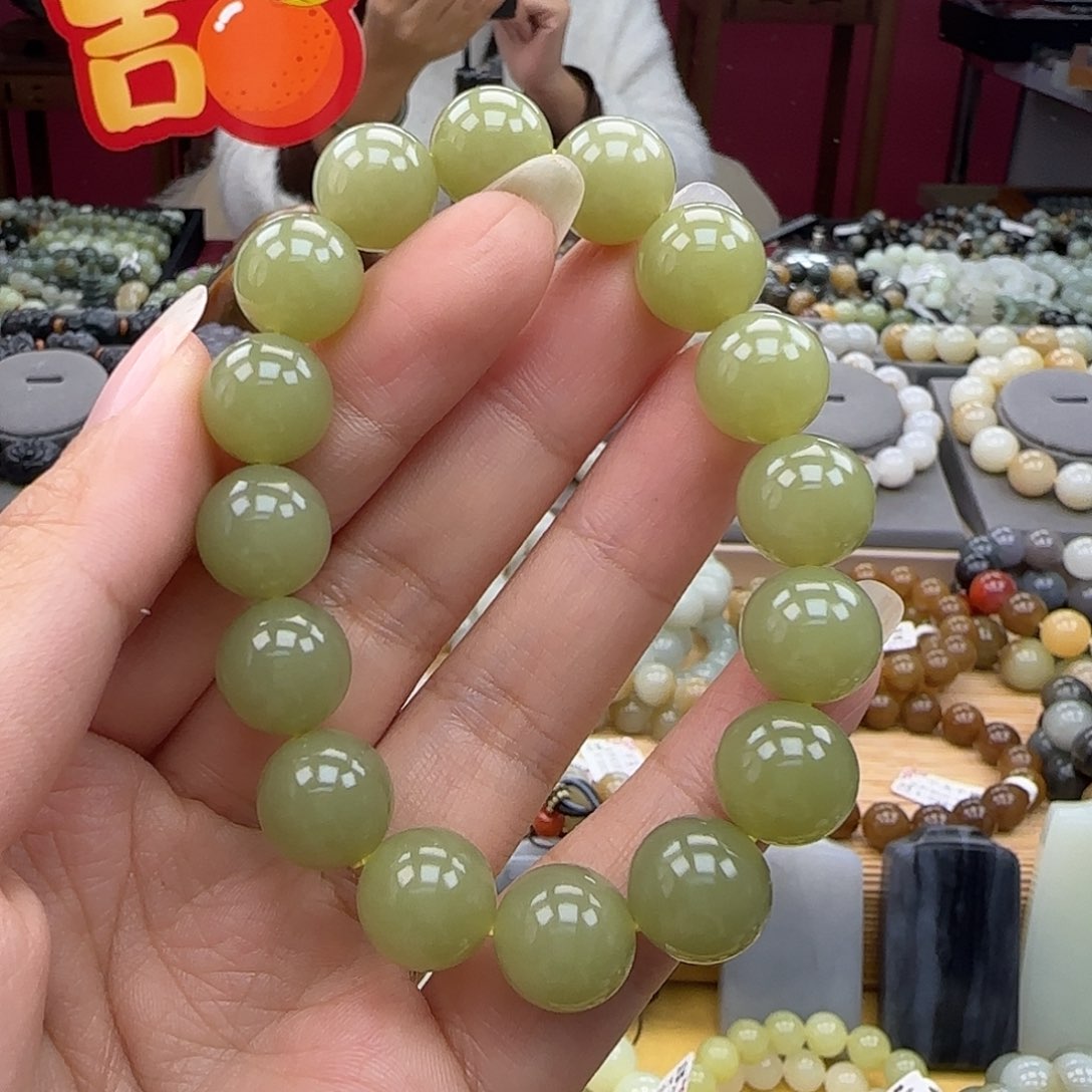 和田玉手链未镶嵌