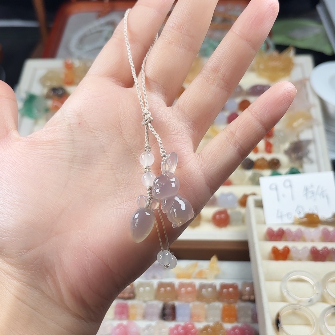 玛瑙/玉髓未镶嵌颈饰