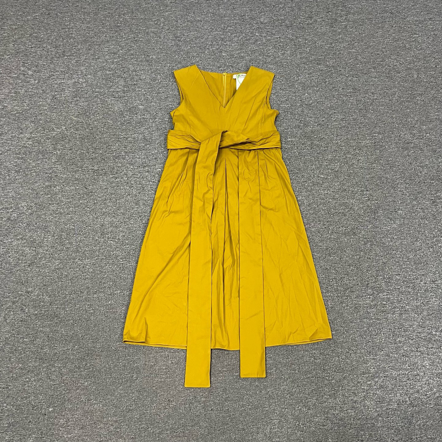 99新 AMIPARIS maxmara 黄色连衣裙